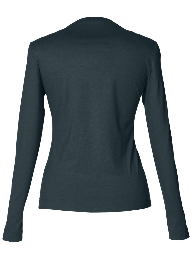 shirt modell: gerti langarm bambus pine green