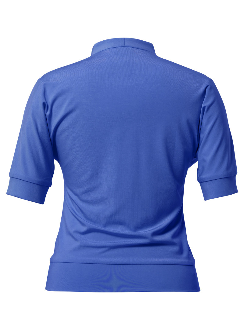 shirt modell: edita 1/2-arm bambus royal blue