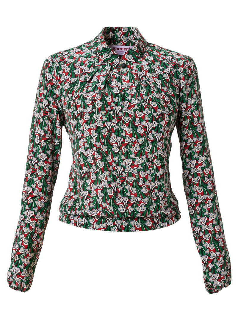 seidenbluse modell: marcy liberty "laith" green