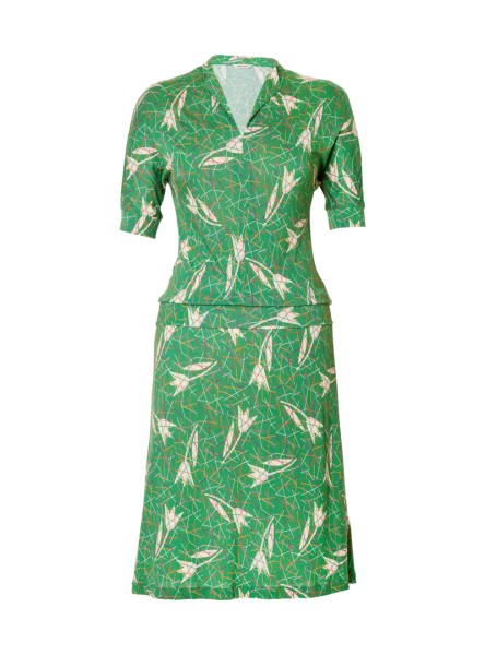jerseykleid modell: edda liberty "pick up sticks" green