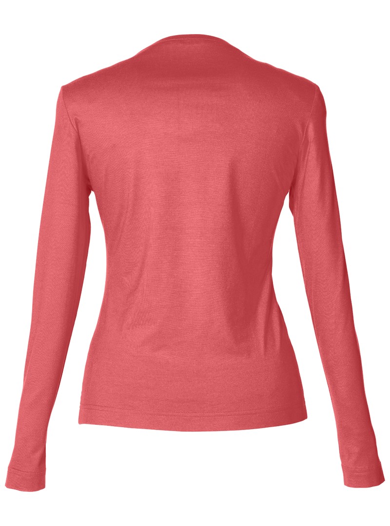 shirt modell: gerti langarm bambus rouge