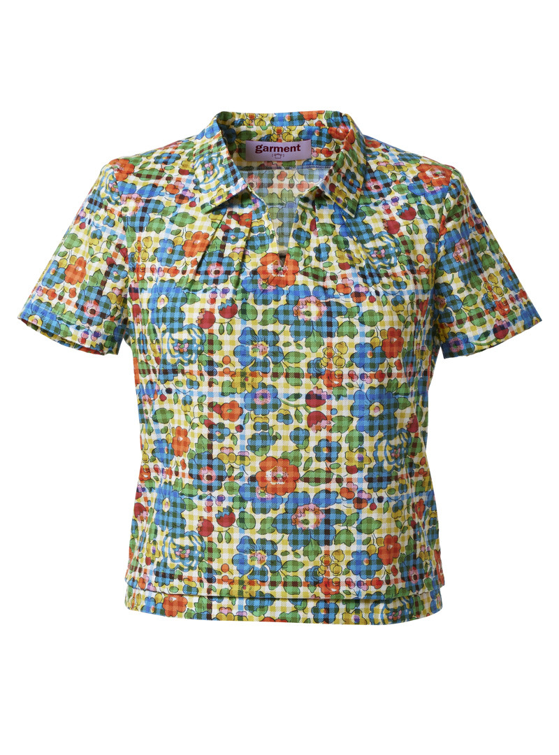 bluse modell: vicky liberty "betsy check" yellow