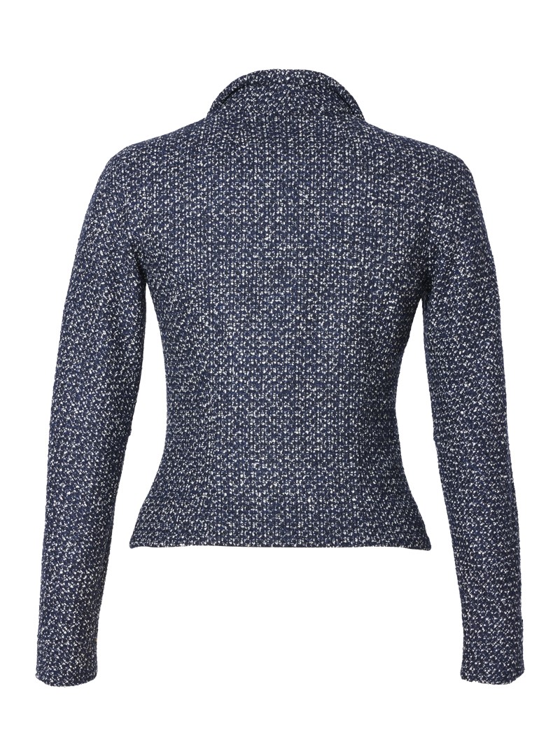 jacke modell: gundula bouclé mélange navy