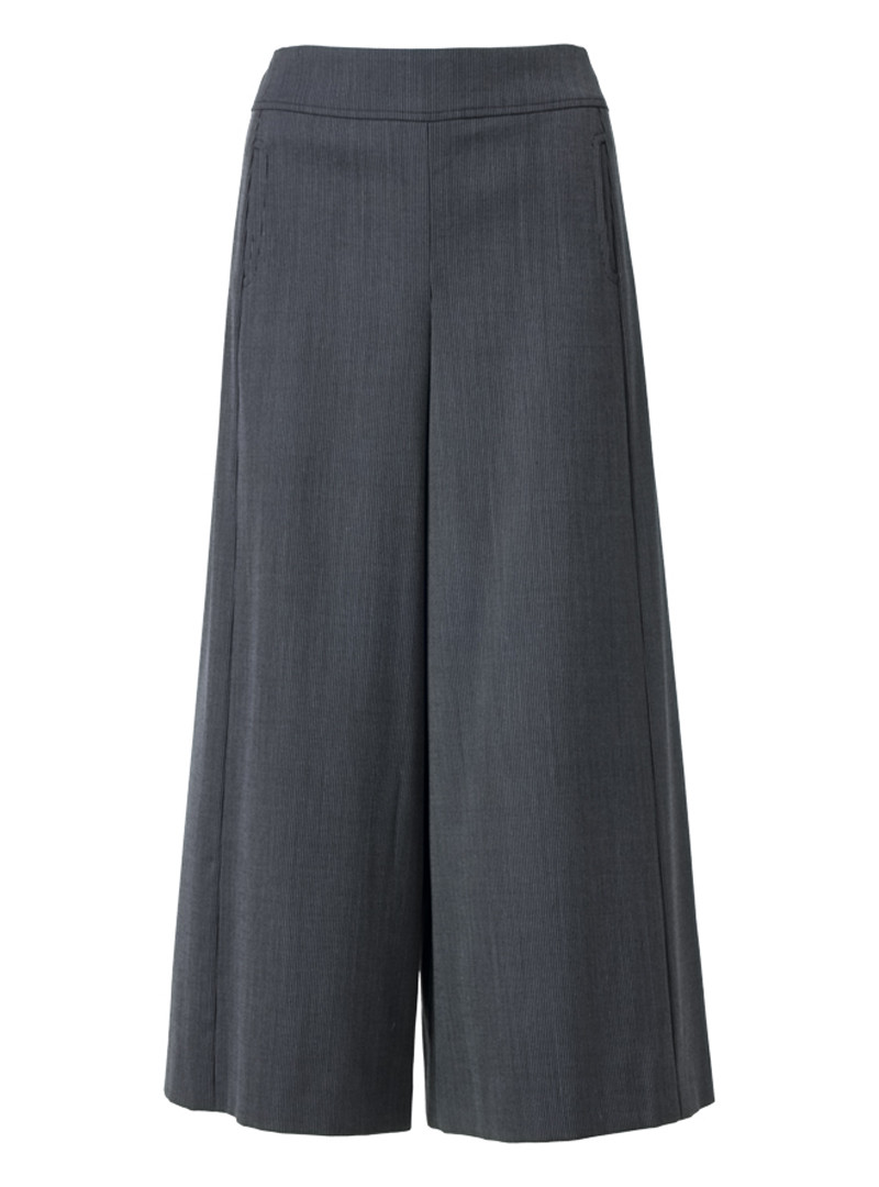 hosenrock modell: kaja 3/4-lang pinstripe dark grey