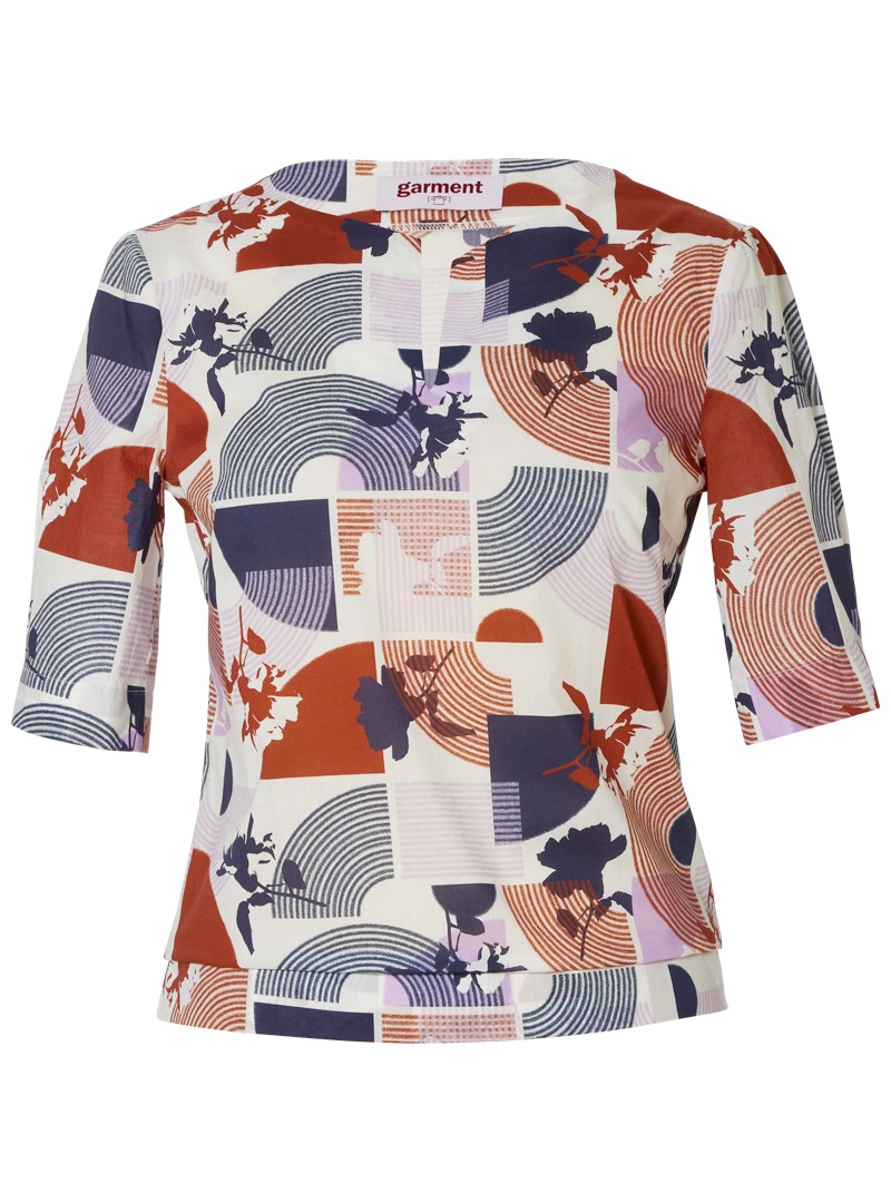 bluse modell: mika liberty "zen rose" brown