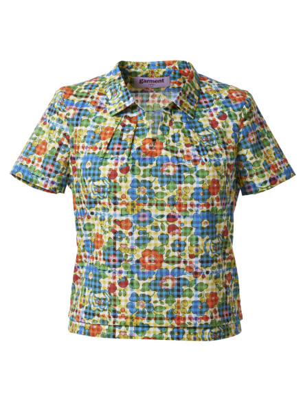bluse modell: vicky liberty "betsy check" yellow