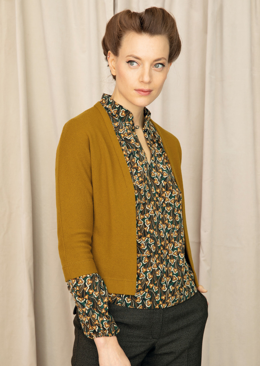 seidenbluse modell: marcy liberty "laith" cognac