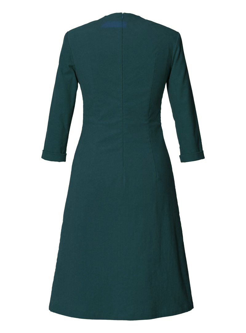 kleid modell: siri cord petrol