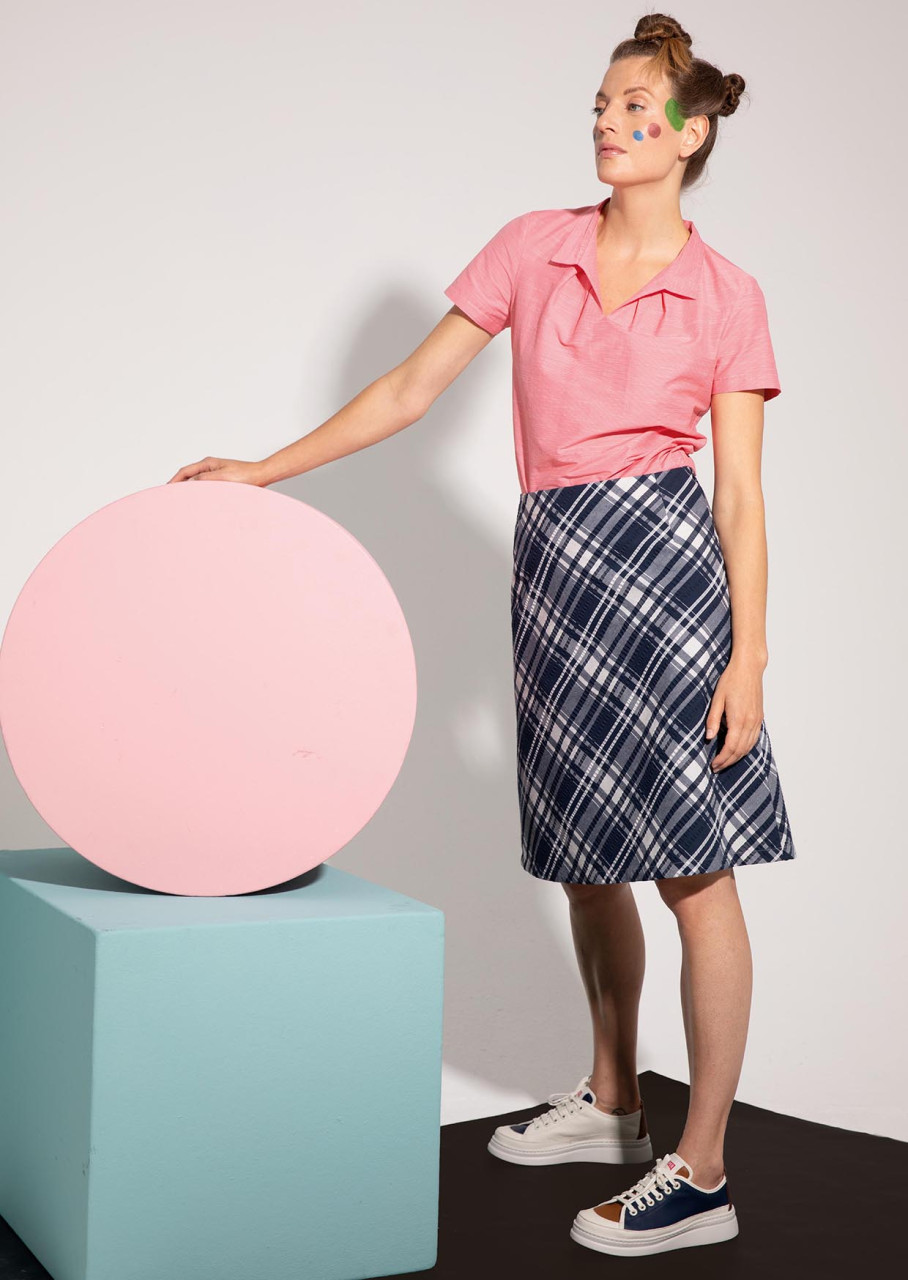 bluse modell: vicky finely striped rosé