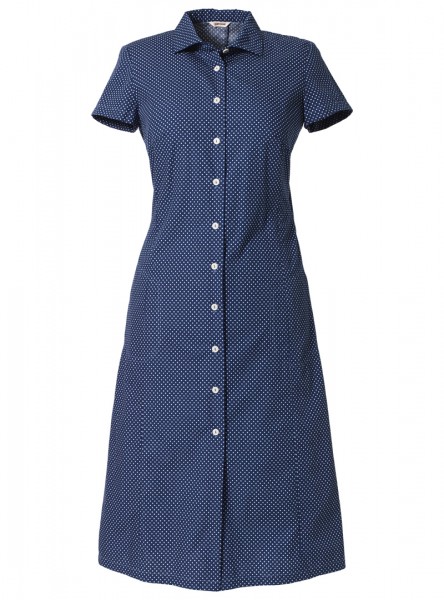 kleid modell: yvette "mini dots" blau-hellblau