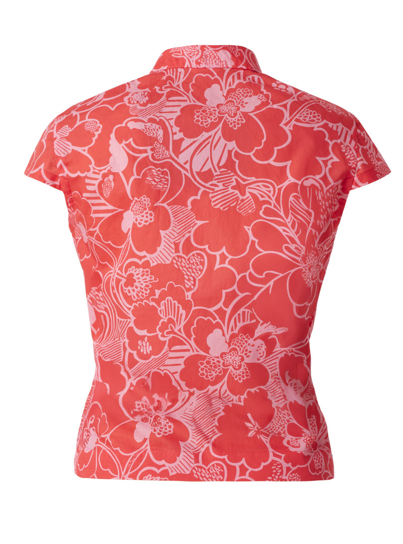 bluse modell: walis liberty "prospect flower mono" red