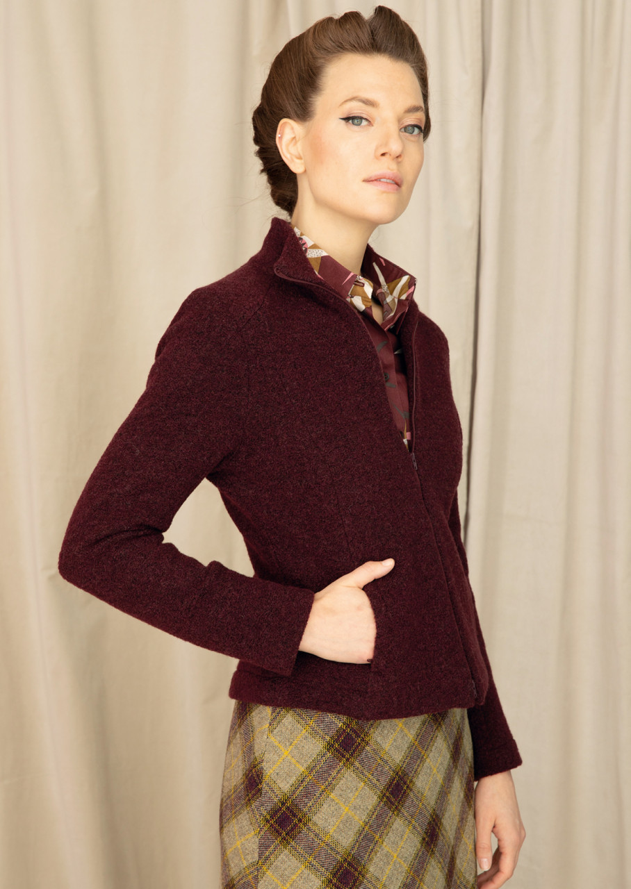jacke modell: swea beetroot