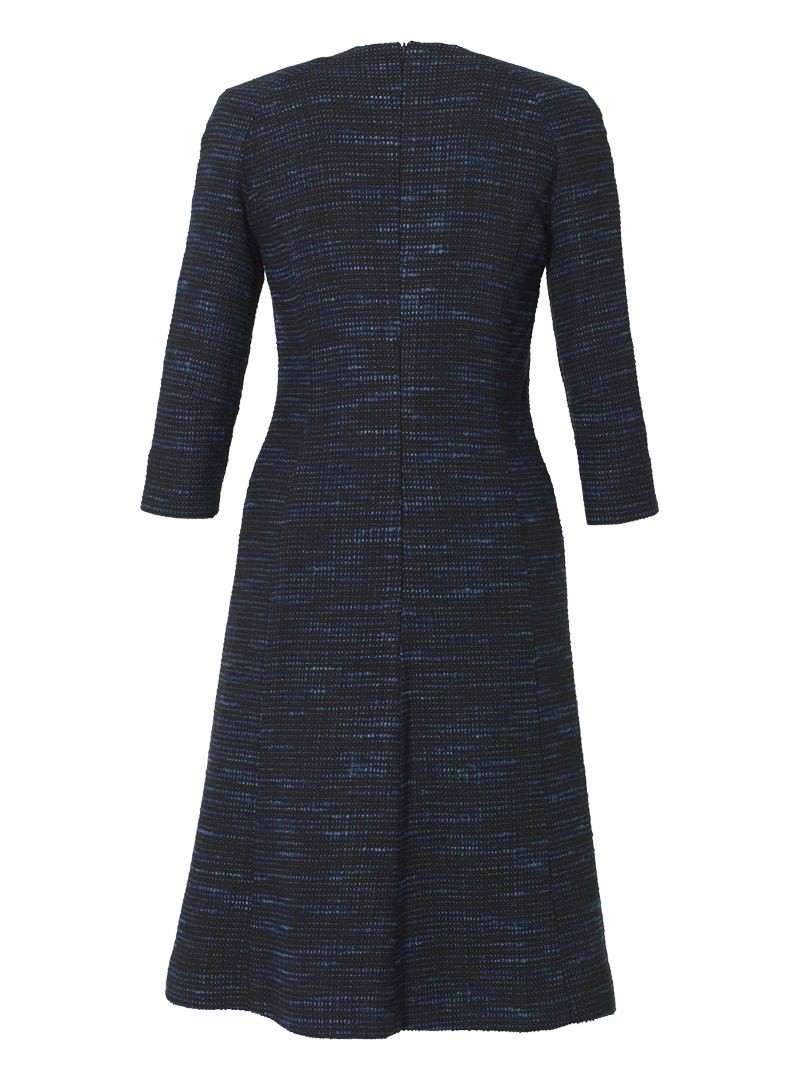 kleid modell: lara schwarz-blau