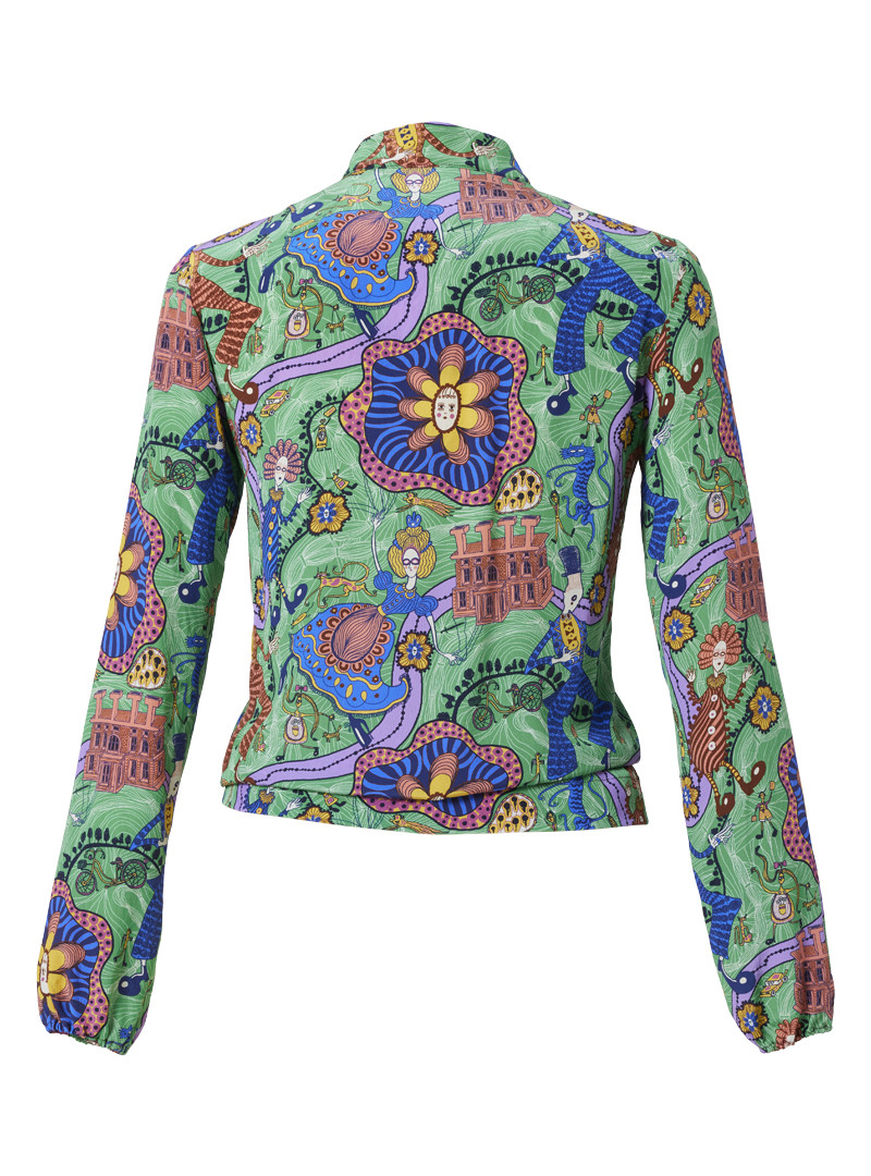 seidenbluse modell: marcy liberty "shirley smith" emerald