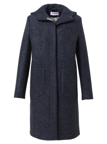 mantel modell: bertha mélange black