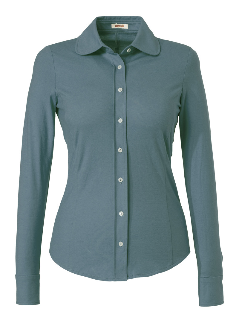 jerseybluse modell: julie stone blue