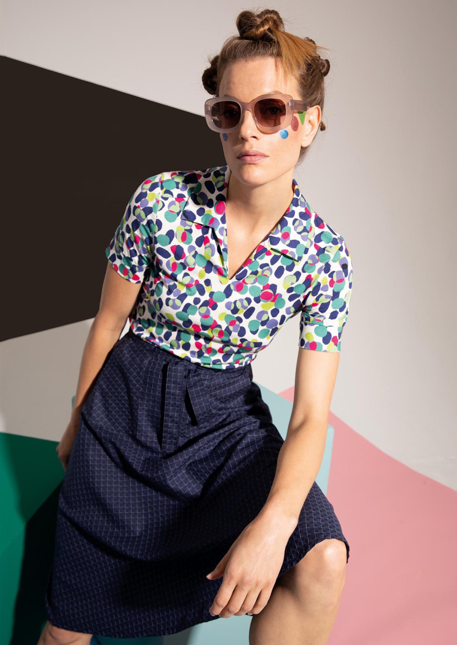 shirt modell: annabelle "coloured bubbles"