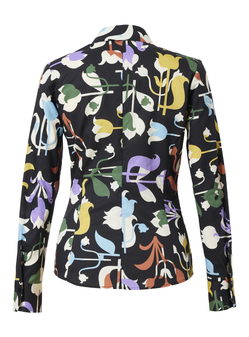 bluse modell: renata liberty "floral frieze" black