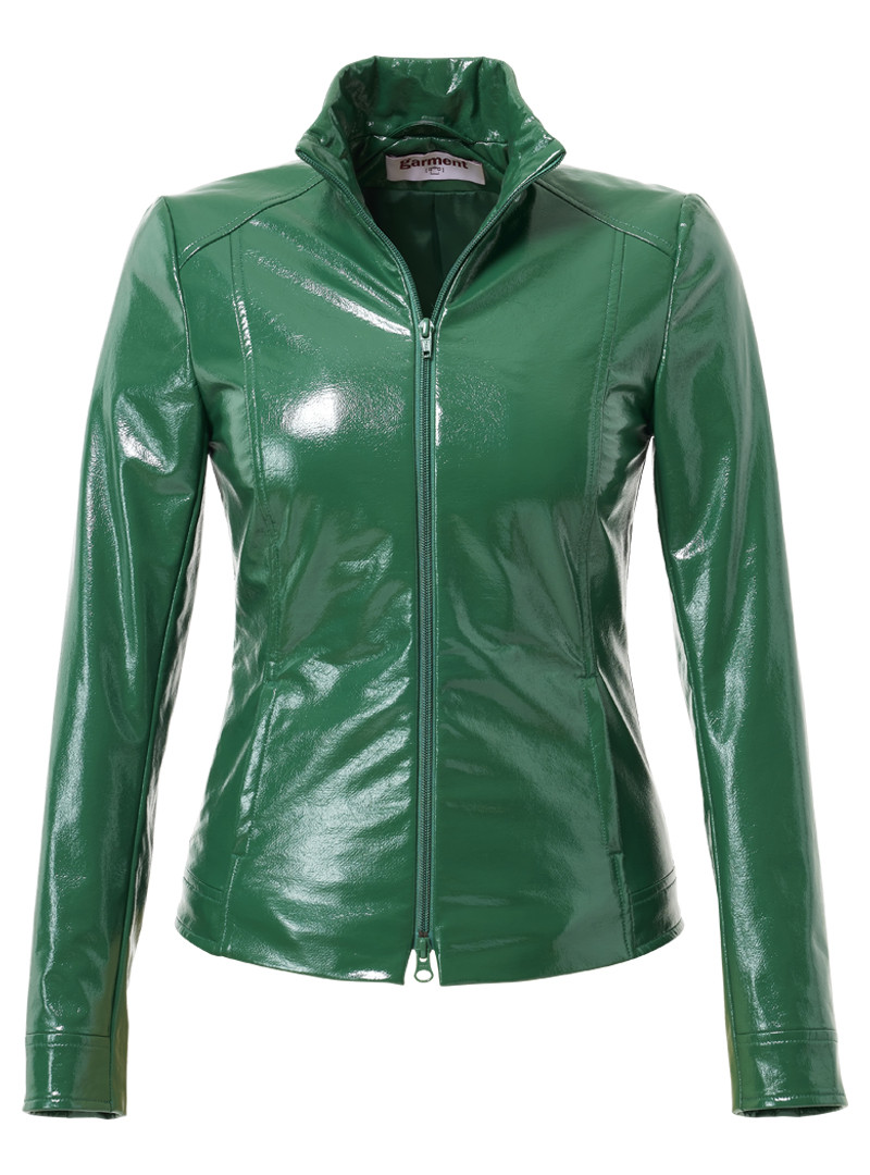 jacke modell: birte lacquer emerald