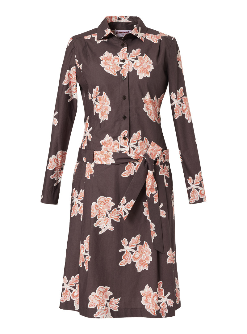 kleid modell: romina liberty "petal patterns" brown