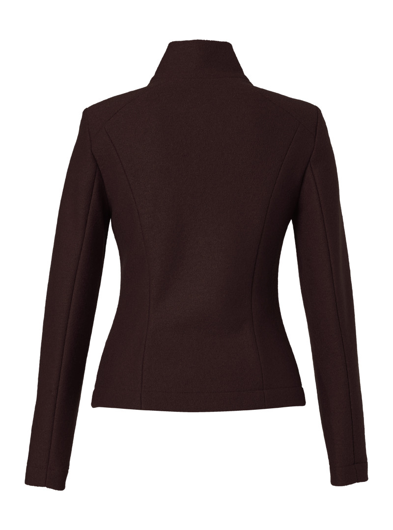 jacke modell: swea dark chocolate