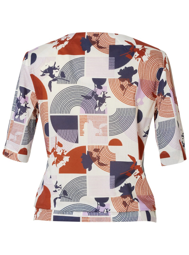 bluse modell: mika liberty "zen rose" brown