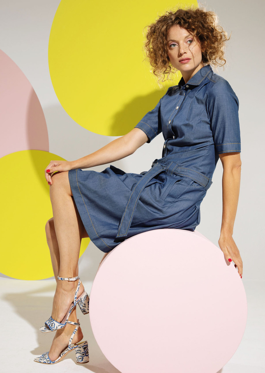 kleid modell: romina summer denim