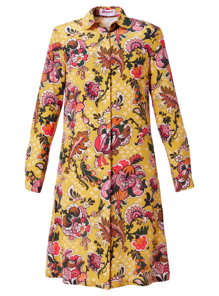 seidenkleid modell: midge liberty "weaver's brocade" yellow