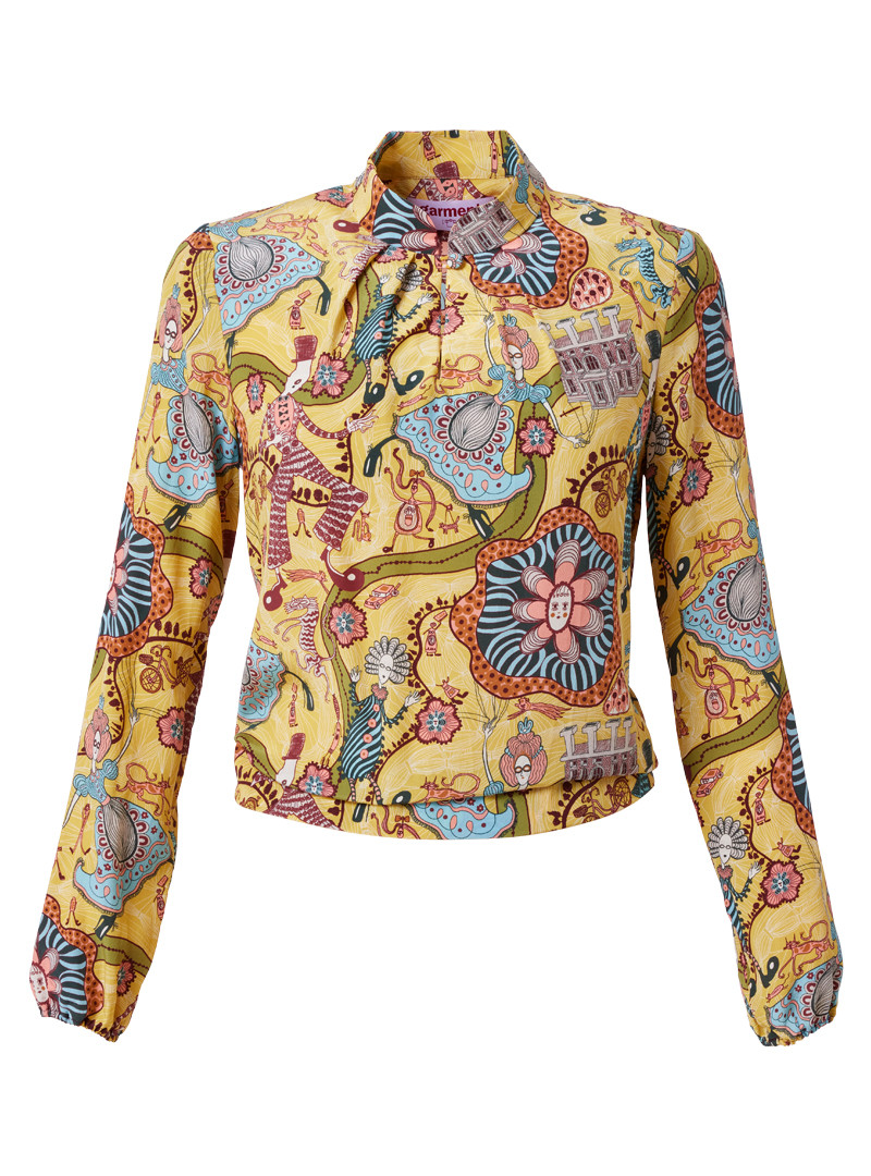 seidenbluse modell: marcy liberty "shirley smith" yellow