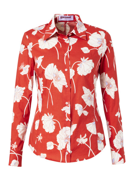 bluse modell: renata liberty "fragile blooms" red