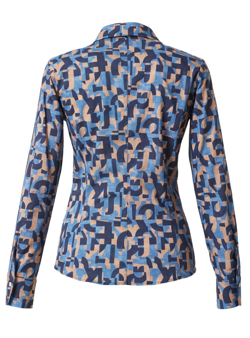 bluse modell: renata liberty "slogan" navy-midtone blue