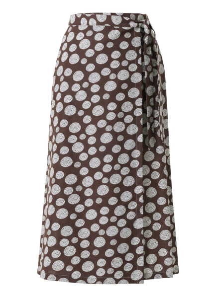 rock modell: hanka grid dots brown-creme