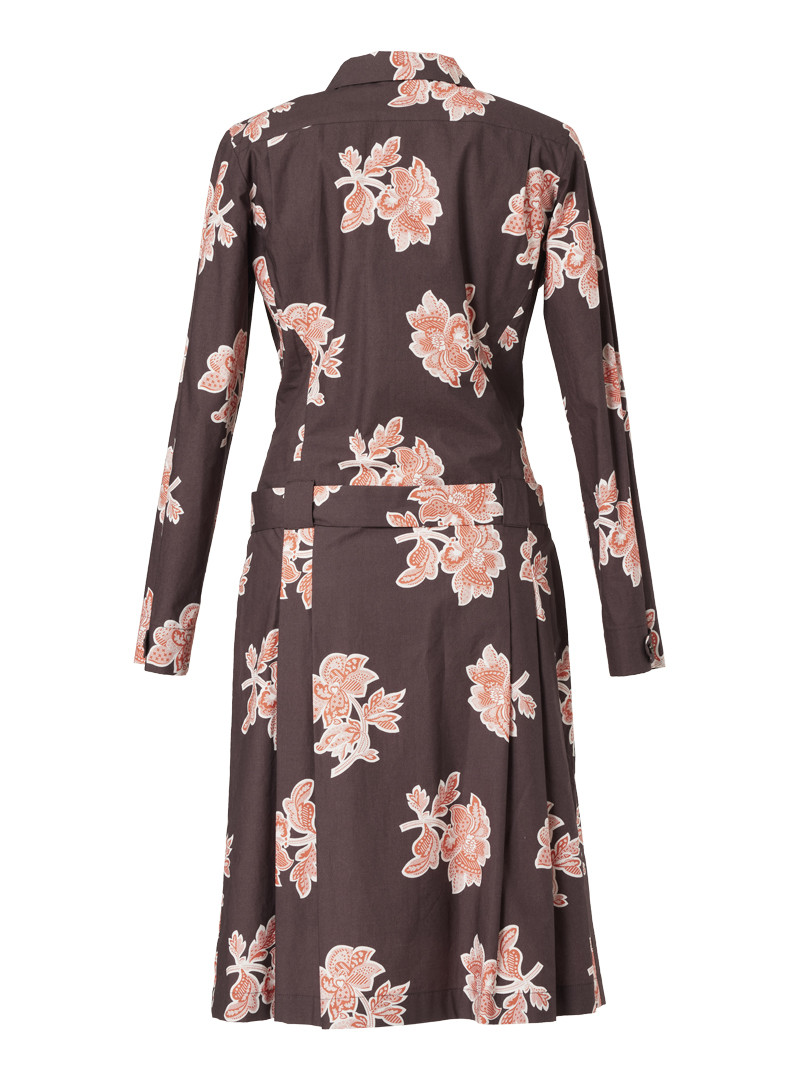 kleid modell: romina liberty "petal patterns" brown