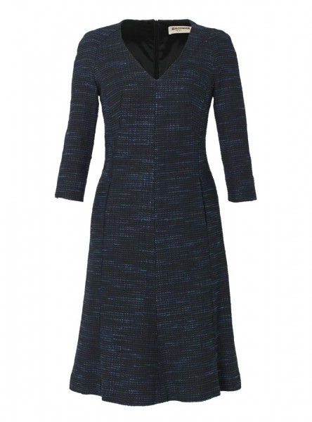 kleid modell: lara schwarz-blau