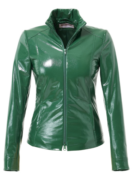 jacke modell: birte lacquer emerald