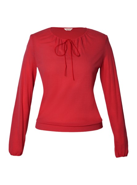 jerseybluse modell: malou coral red