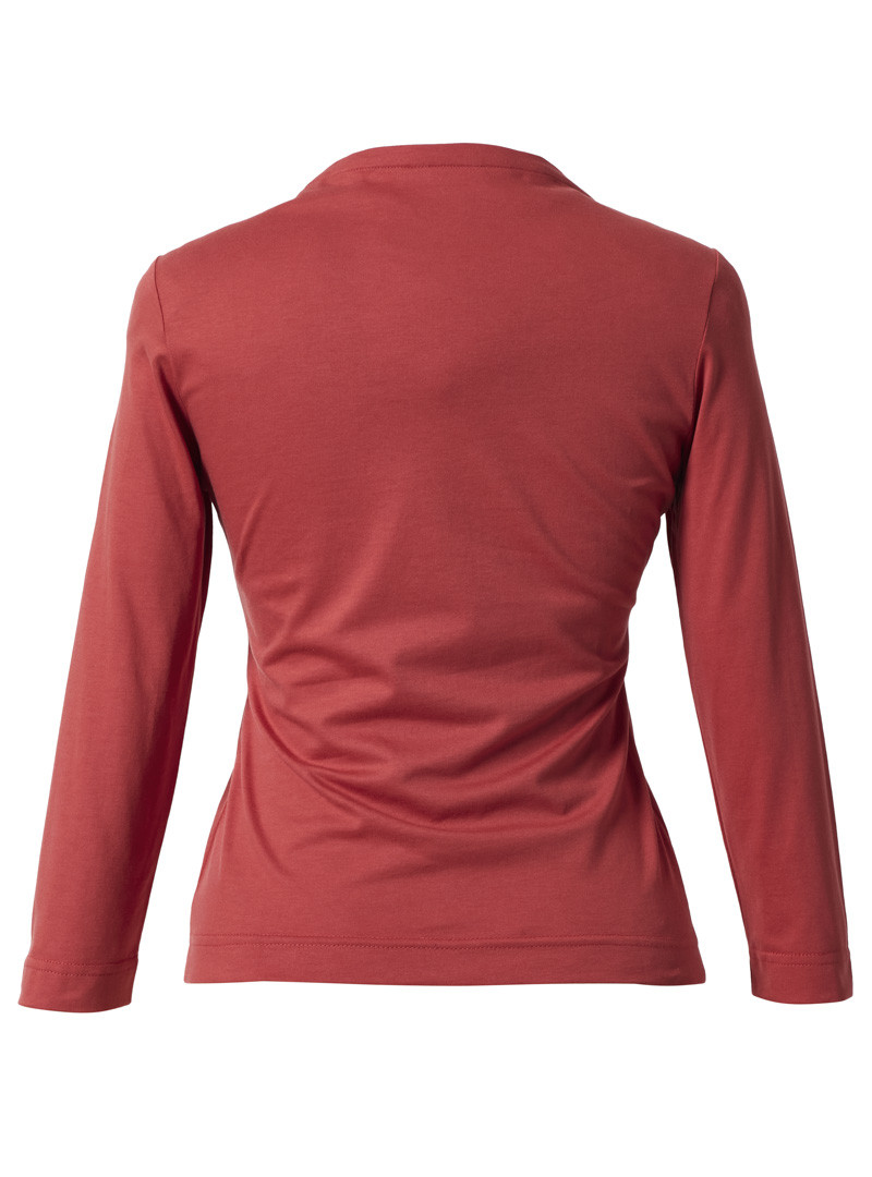 shirt modell: gerti 3/4-arm cinnabar