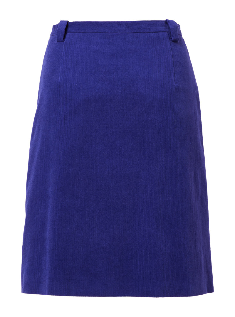 rock modell: heike cord royal blue
