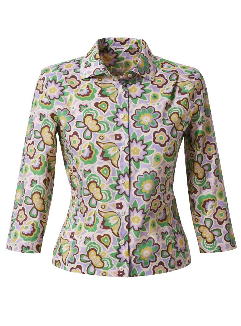 bluse modell: ruby liberty "peace & love" green
