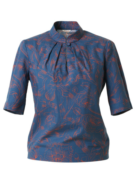 bluse modell: marcy liberty "constantia ink" blue