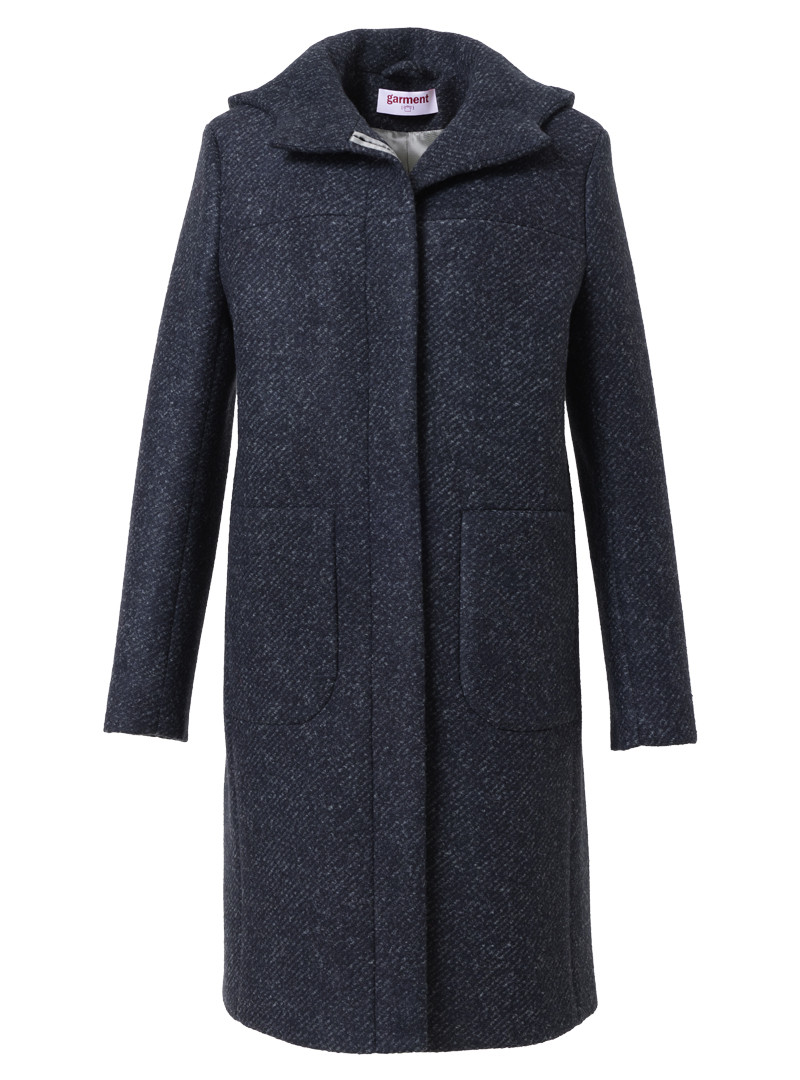 mantel modell: bertha mélange black