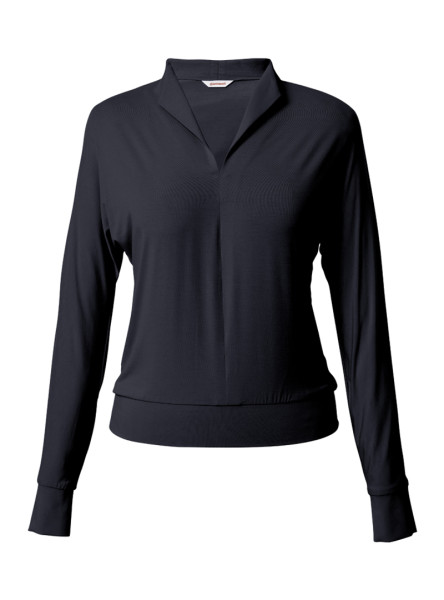 shirt modell: edita langarm bambus black