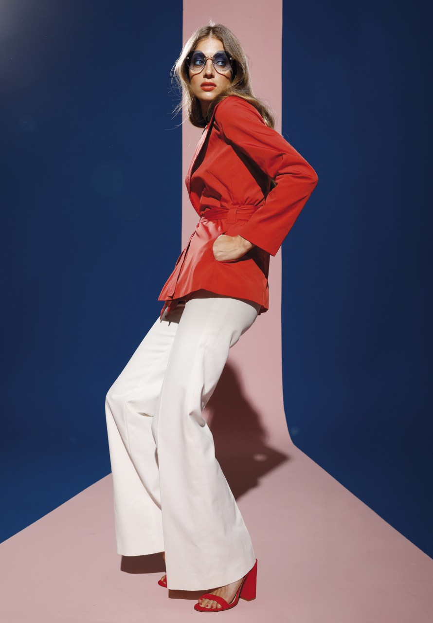 jacke modell: gesa coral