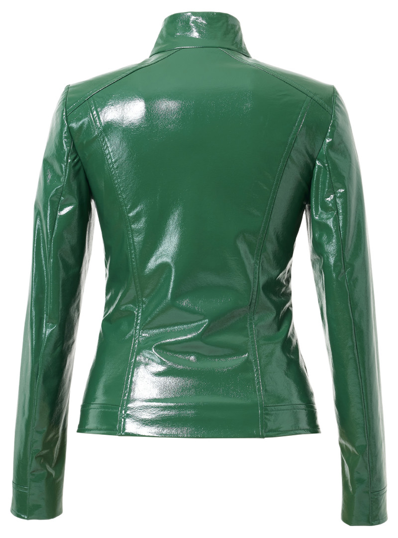 jacke modell: birte lacquer emerald