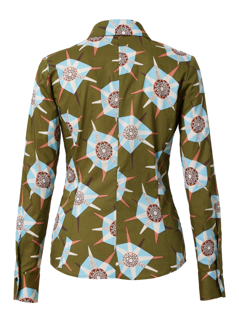 bluse modell: renata liberty "meteor" green