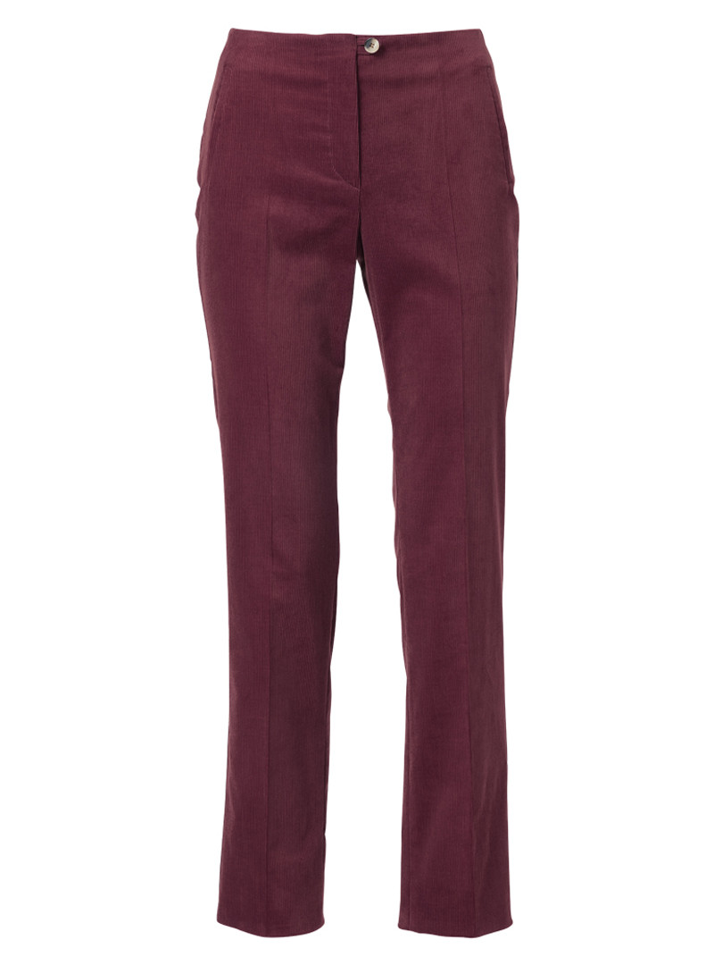 hose modell: myrna cord portwine