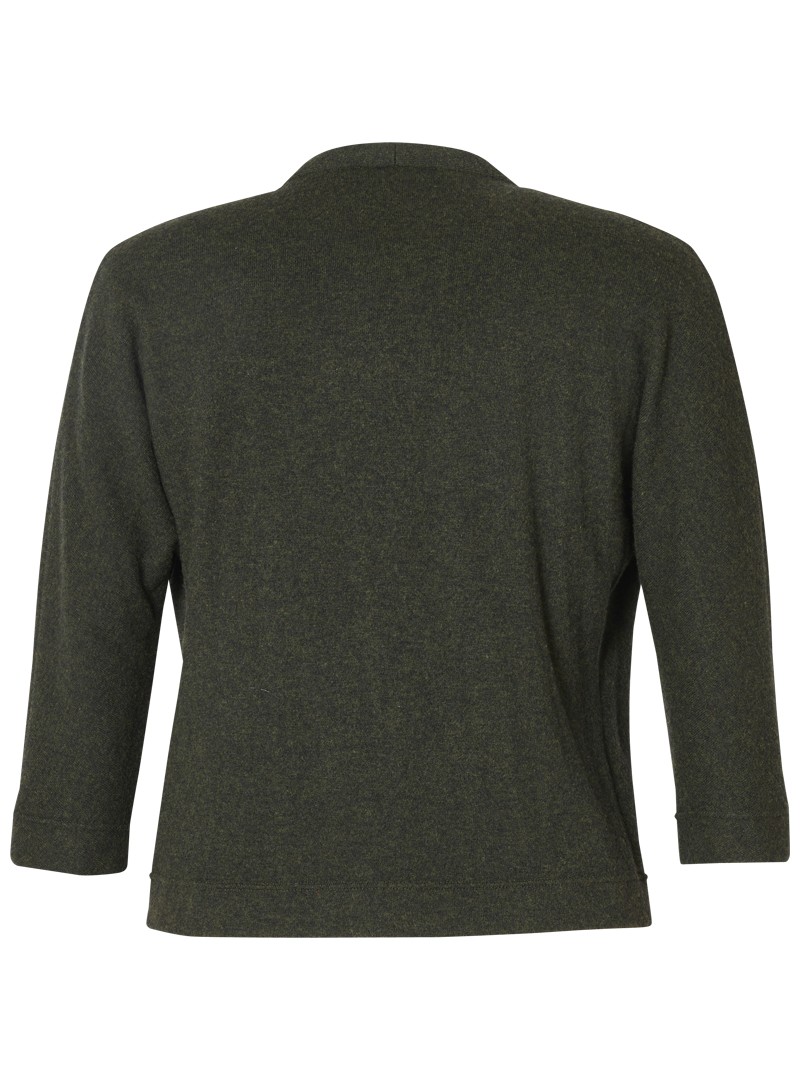 strickjacke modell: eve dark moss