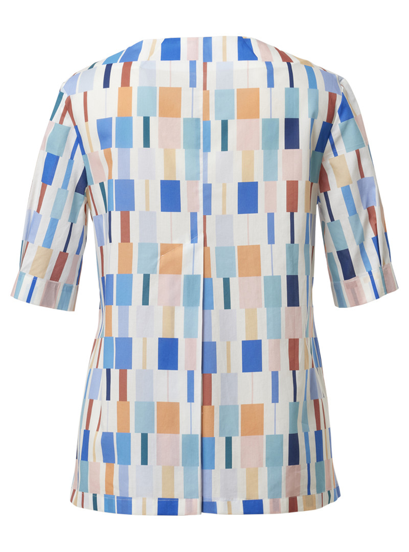 bluse modell: malin liberty " bars" blue