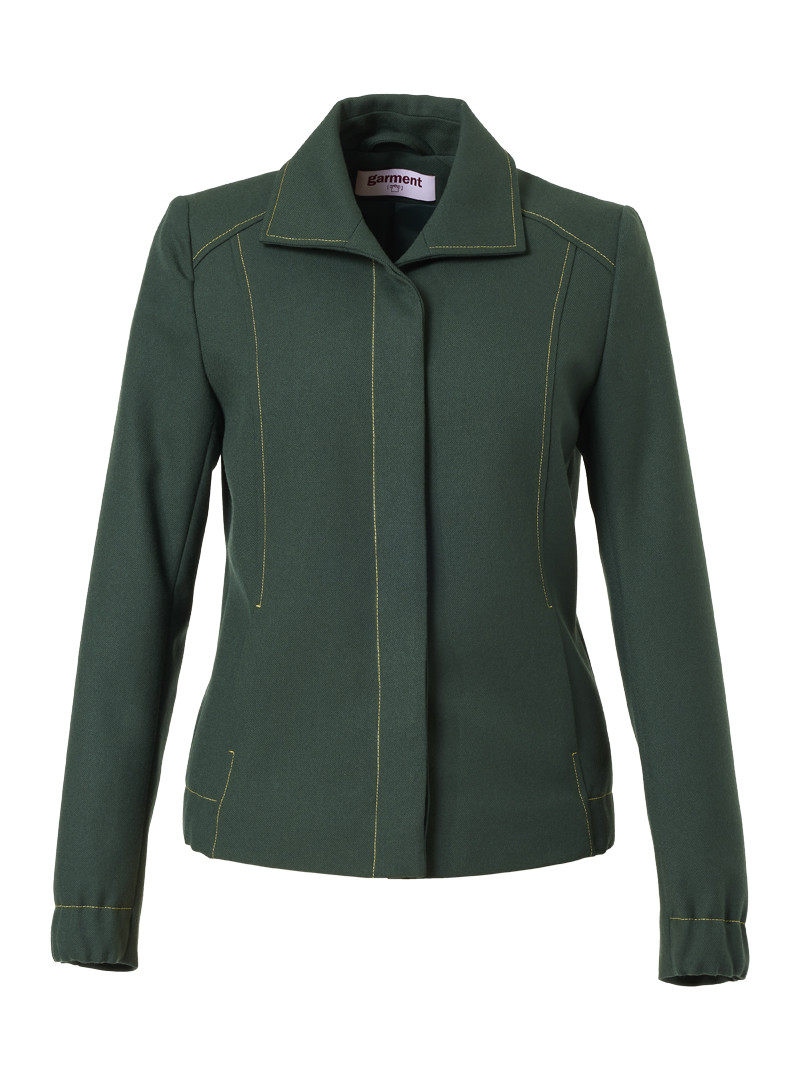 jacke modell: berit forest green