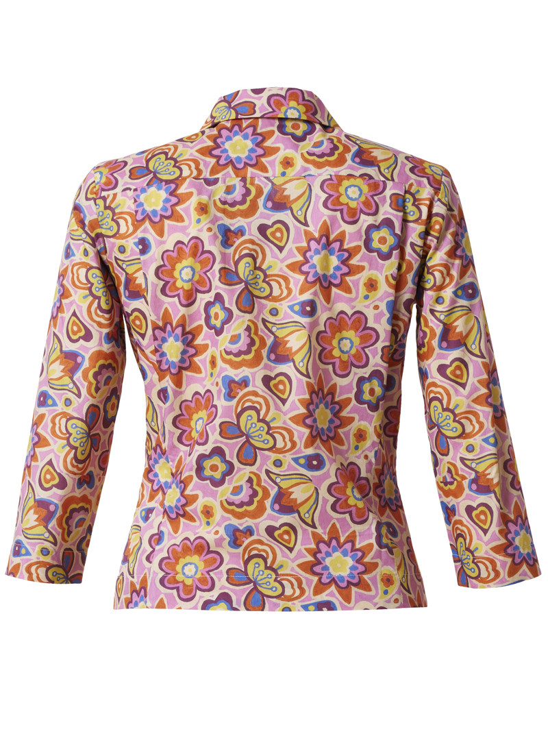bluse modell: ruby liberty "peace & love" pink